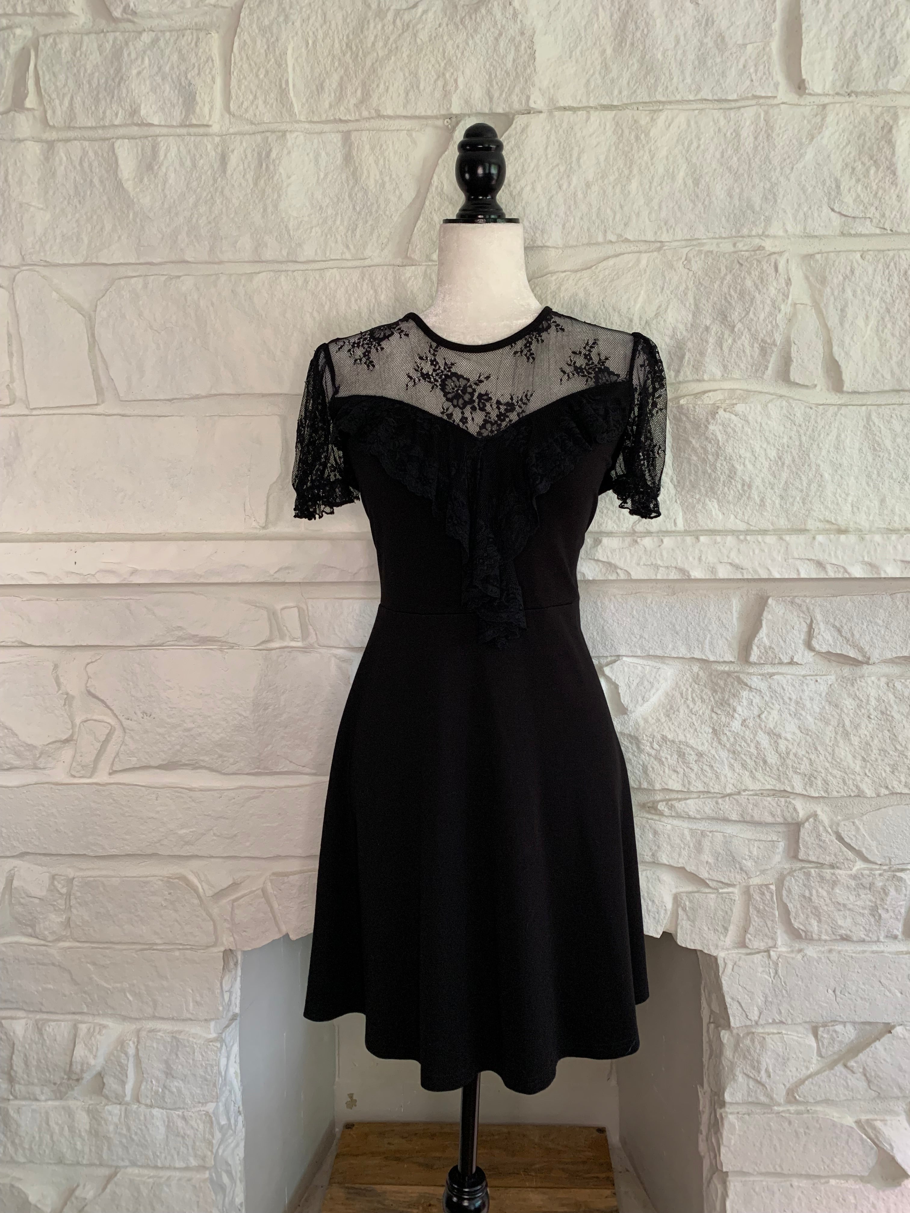 Lace Collar Dress