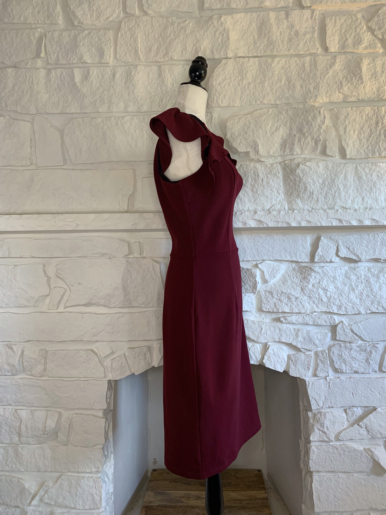 Burgundy Dress