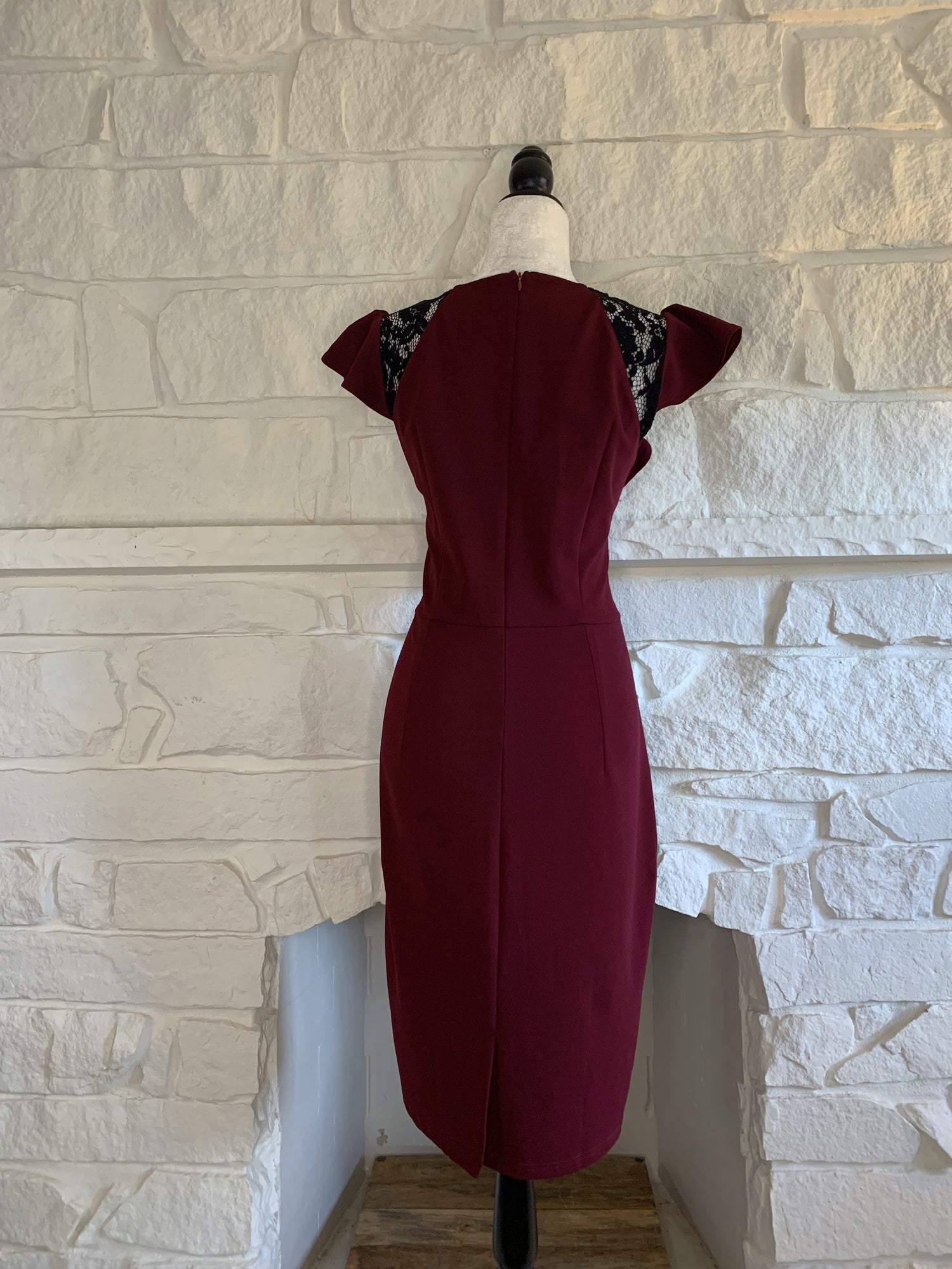 Burgundy Dress