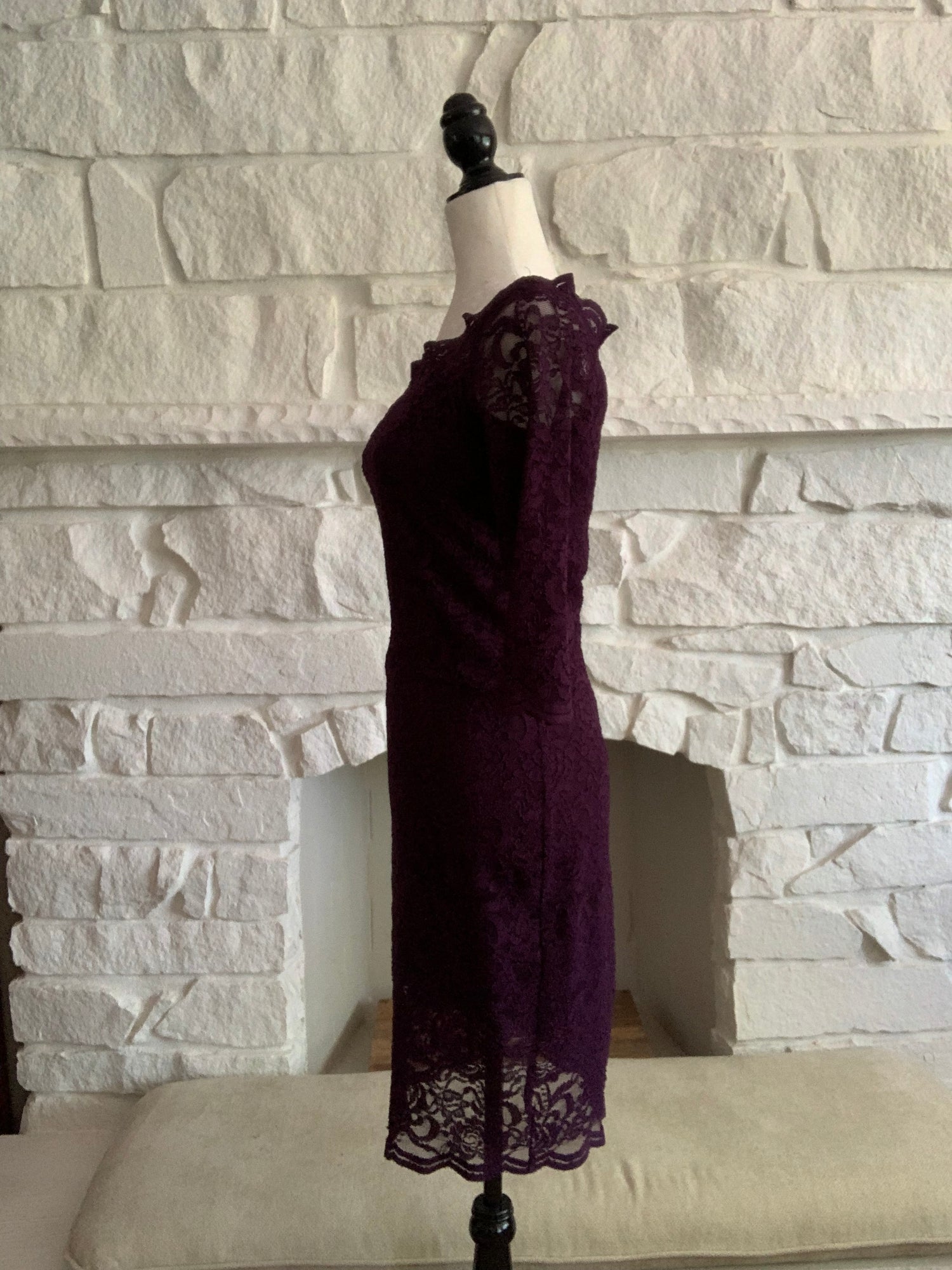 Purple Lace Dress