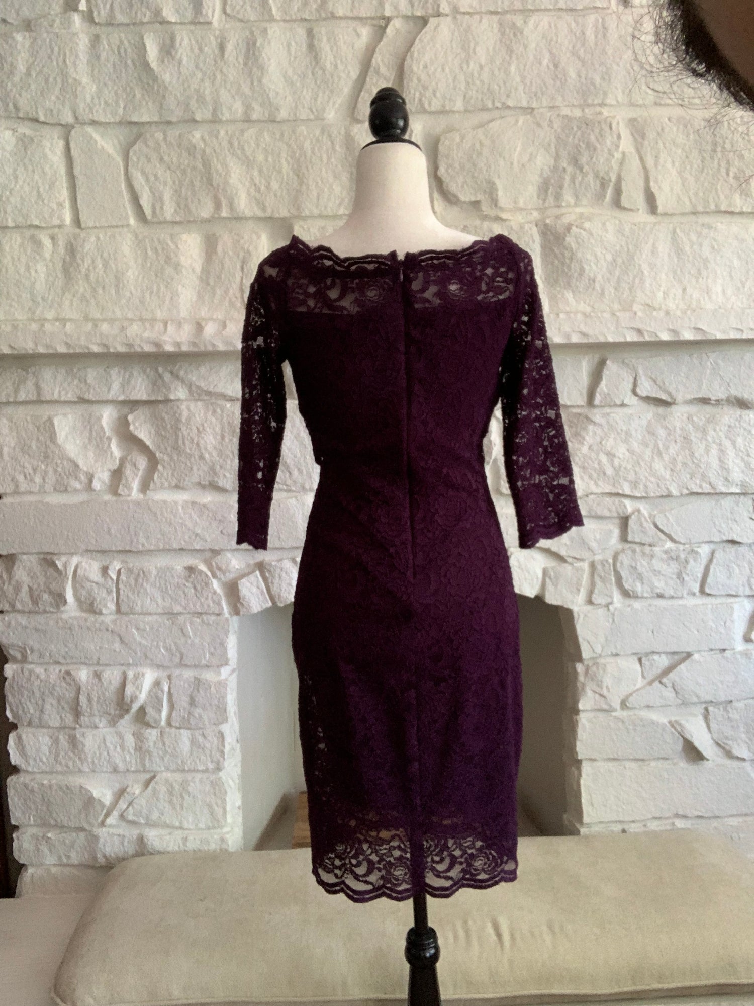 Purple Lace Dress