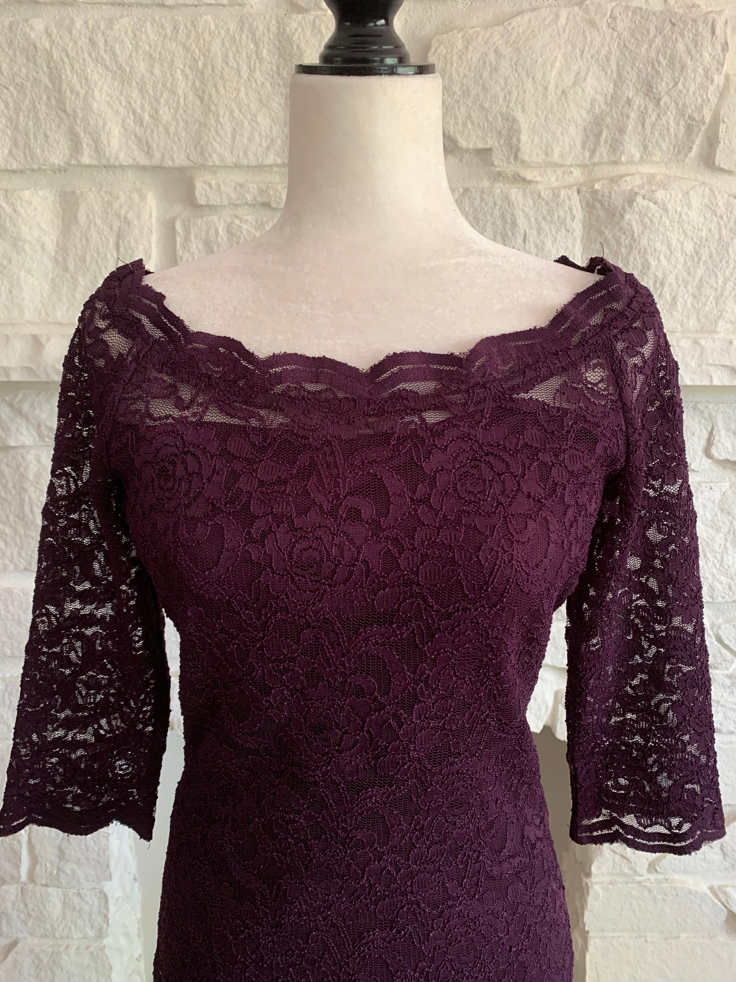 Purple Lace Dress