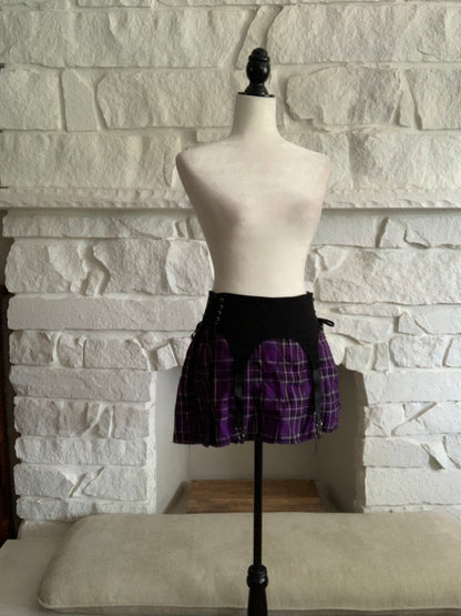 Plaid Garter Skirt