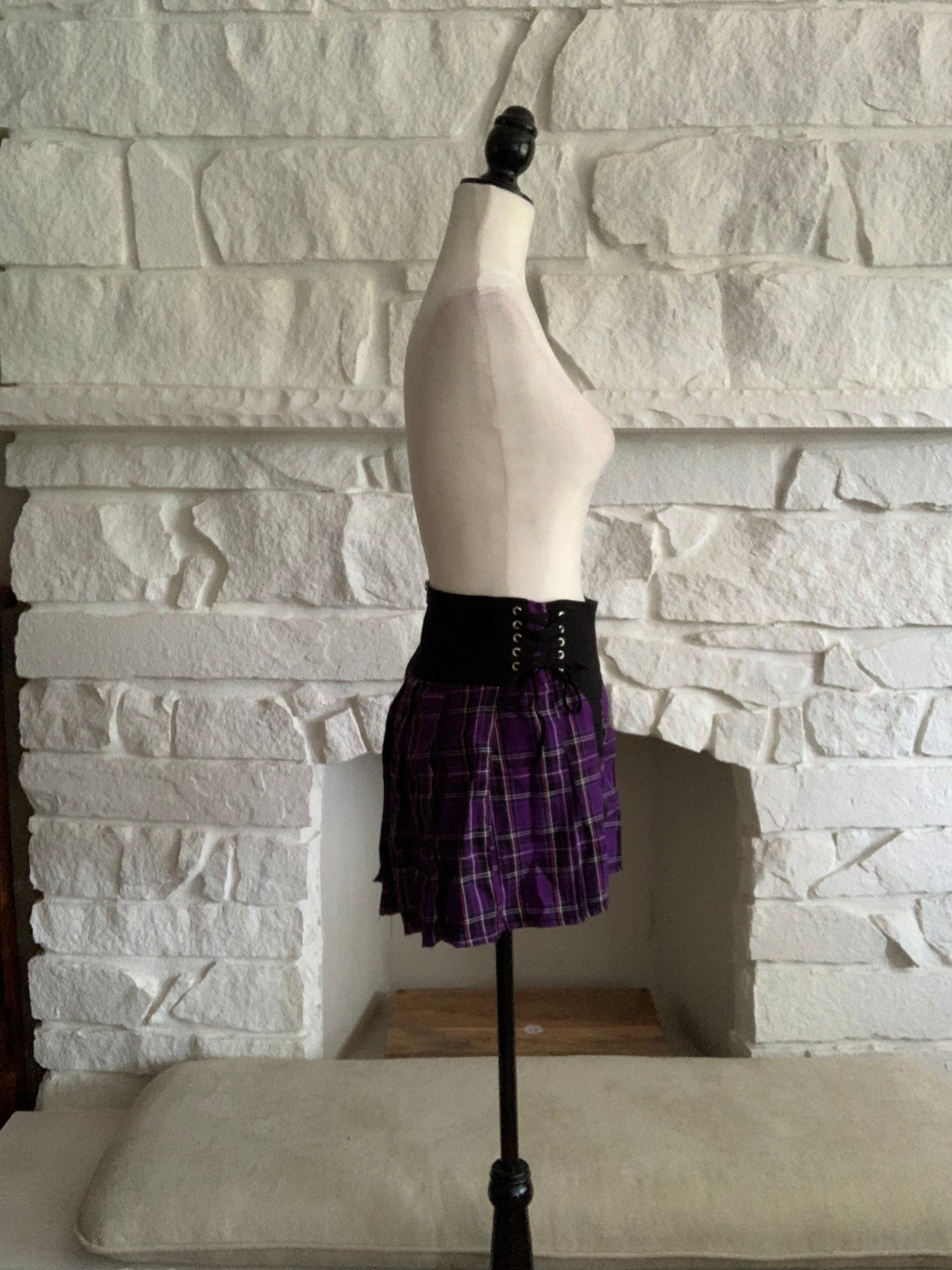 Plaid Garter Skirt