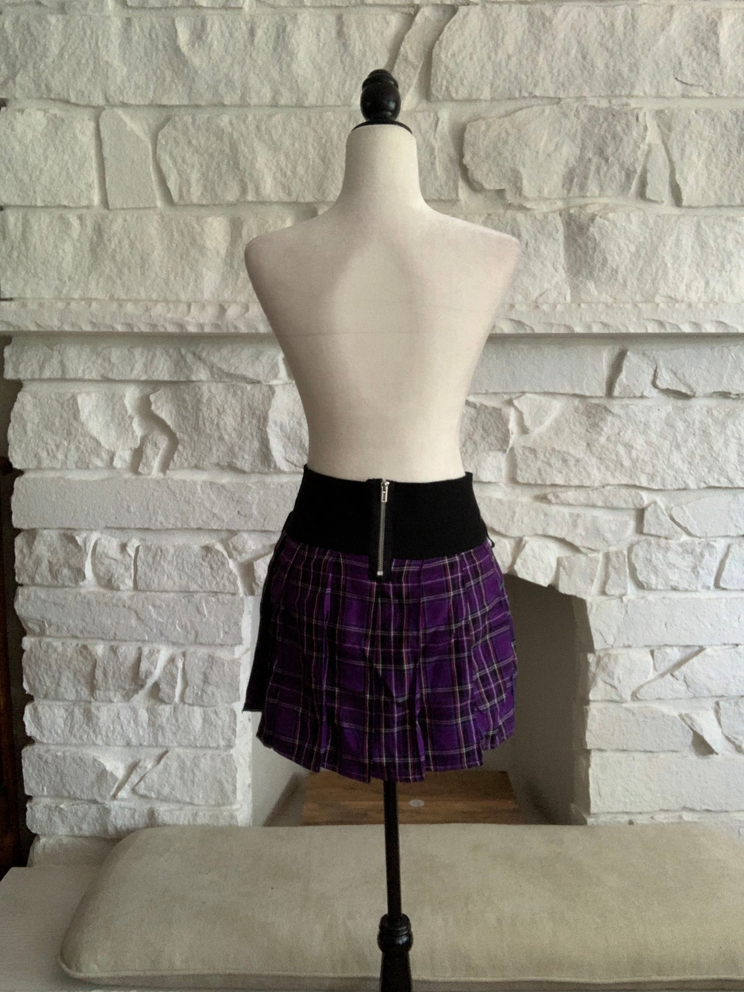 Plaid Garter Skirt