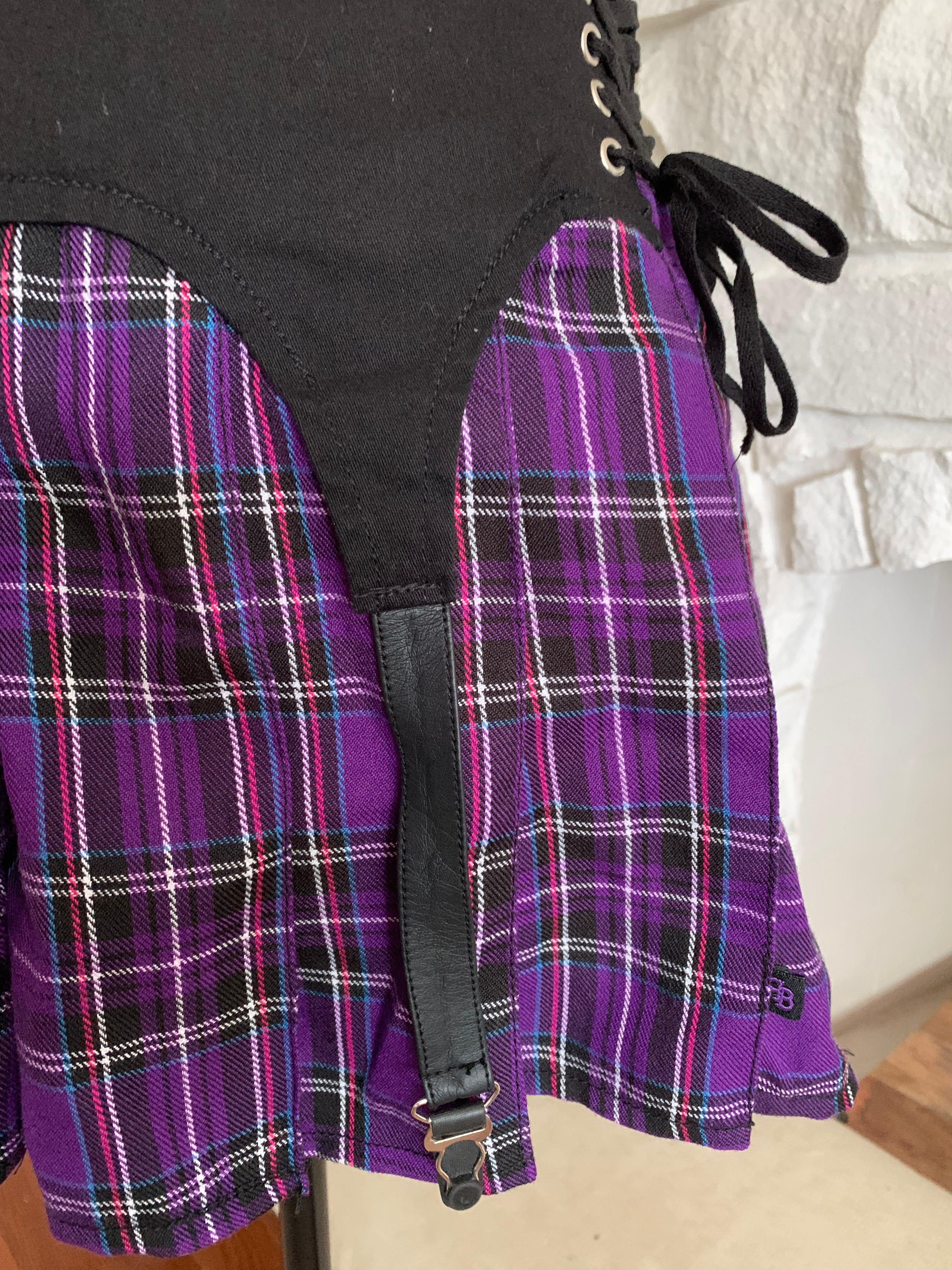 Plaid Garter Skirt